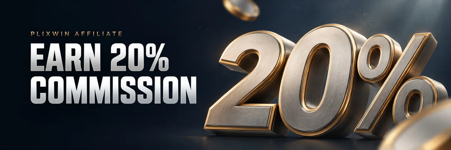 Plixwin affiliate: earn 20% commission